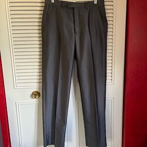 Apt 9 Dark Gray Flat Front Dress Pants Sz 32x32